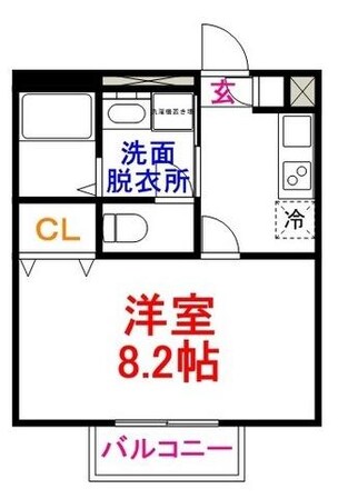 アムールエスペランスの物件間取画像